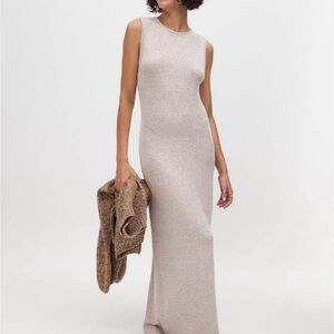 Beige Loose Maxi Dress NEW Na-kd